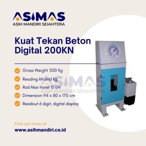 Kuat Tekan Beton Digital 200KN
