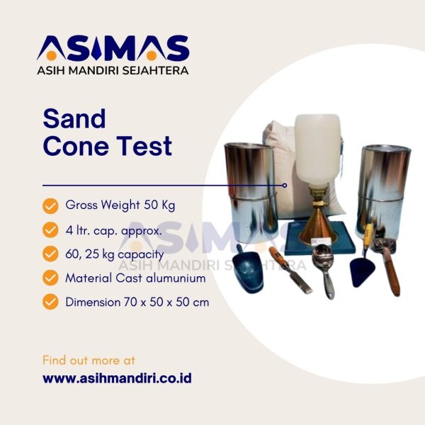 Jual Sand Cone Test - Asih Mandiri Sejahtera