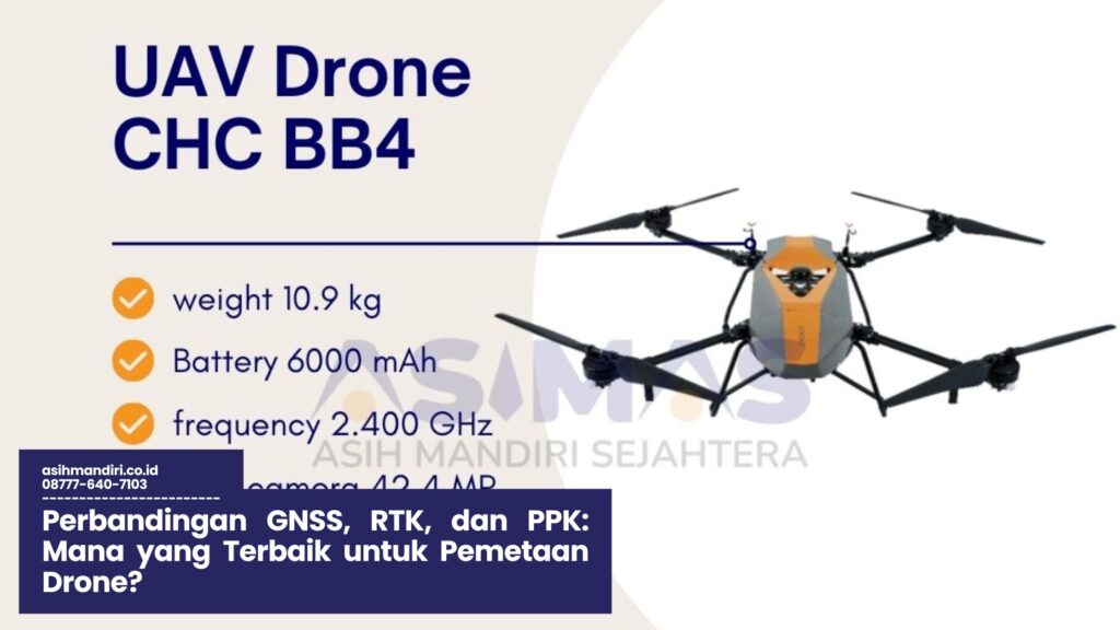 GNSS, RTK, PPK, Pemetaan Drone