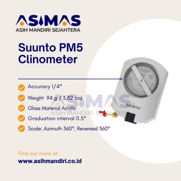 Clinometer, fungsi Clinometer, cara membaca Clinometer, alat ukur kemiringan, penggunaan Clinometer