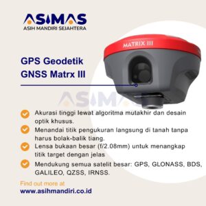 GPS Geodetik GNSS Matrx III