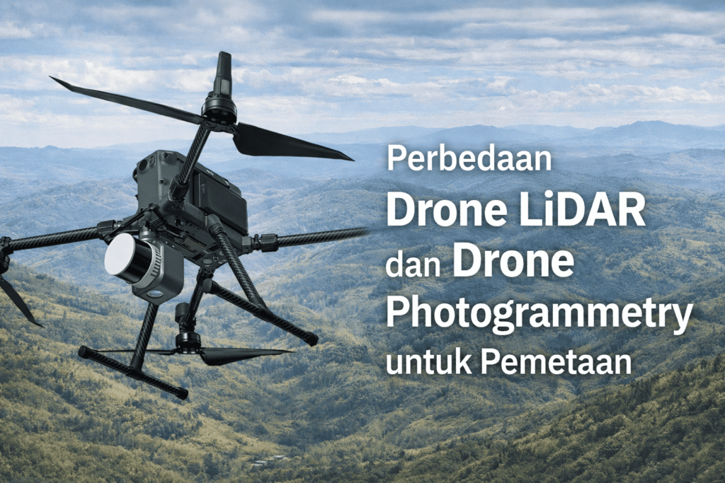 Perbedaan drone lidar dan drone photogrammetry